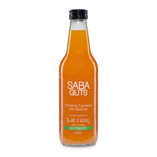 Carrot, Ginger and Turmeric Kombucha - 12 x 330ml